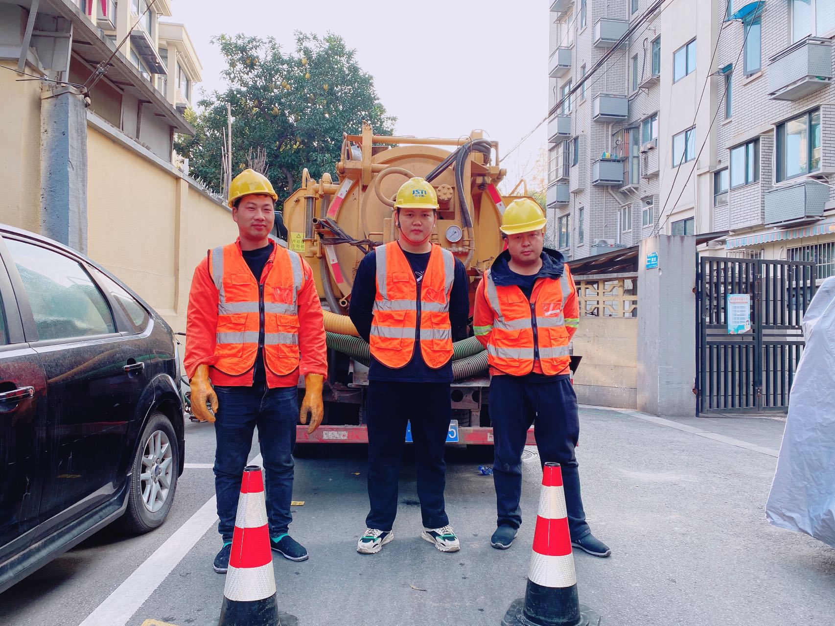 紫竹林南京某小区管道清淤检测施工